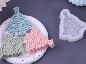 Molde silicona arbolito Navidad